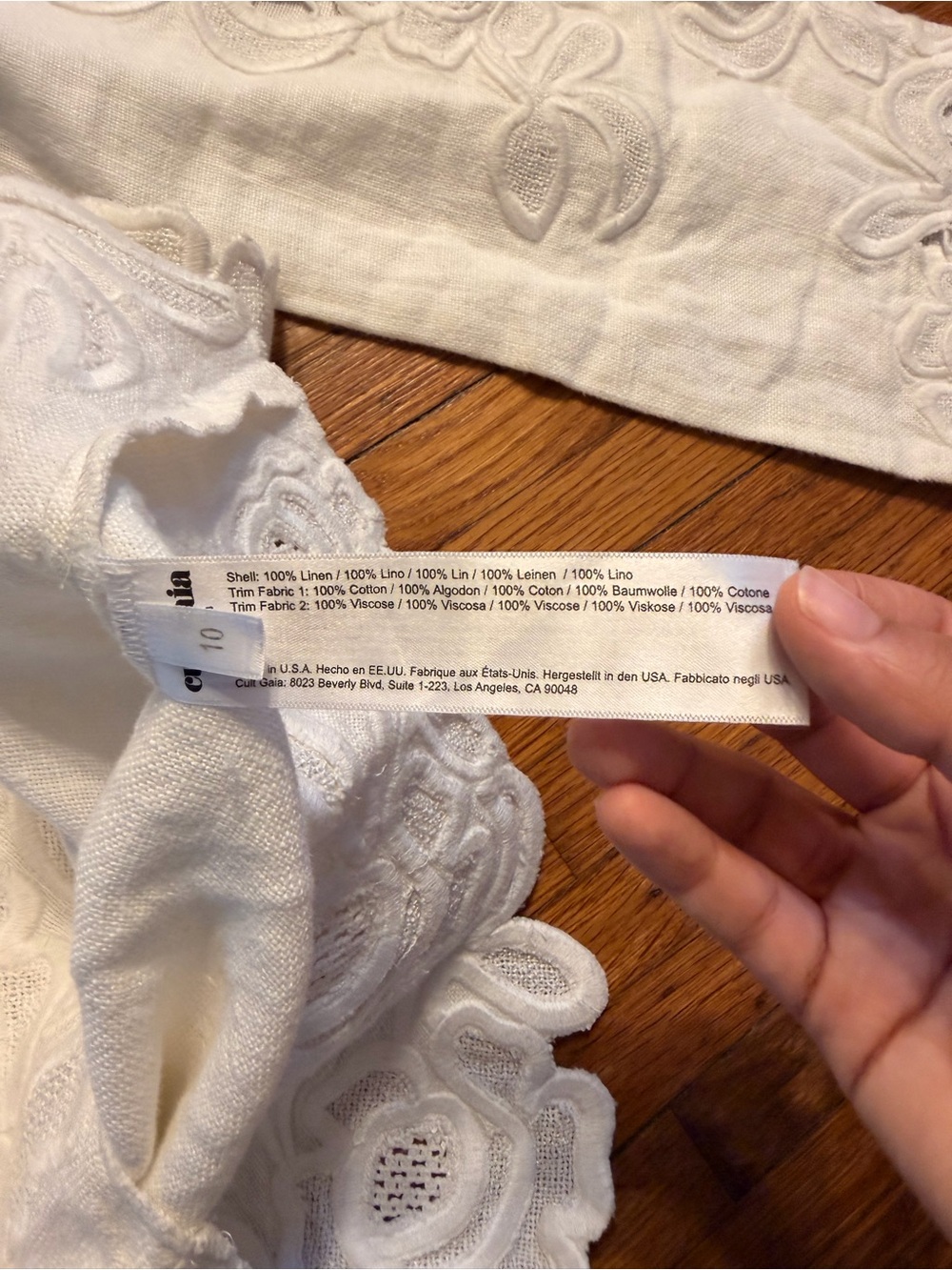 NWOT cult gaia Marlena Dress in Off White - Picture 7 of 11
